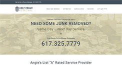 Desktop Screenshot of fast-trash-removal.com